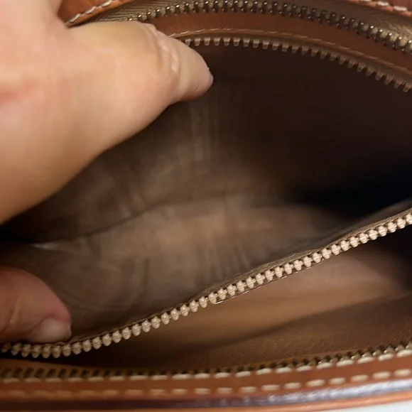 CELINE leather canvas clutch - Picture 14 of 17